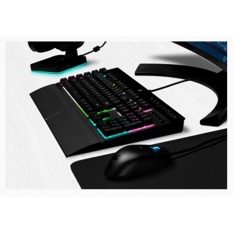 Corsair | Rubber Dome | K55 RGB PRO XT | Gaming keyboard | Gaming Keyboard | RGB LED light | US | Wired | Black - 2